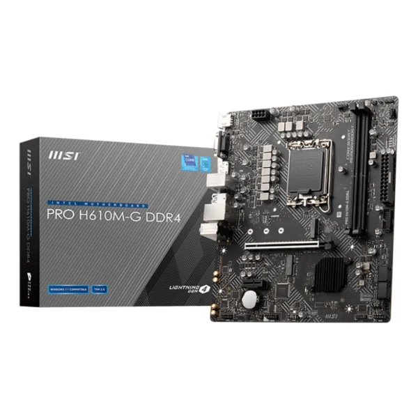 مادربرد MSI مدل Pro H610M-G DDR4