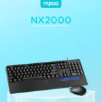 ماوس و کیبورد رپو مدل NX2000 FA Black