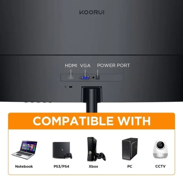 مانیتور خمیده کووری مدل Koorui 27N5C 27 اینچ
