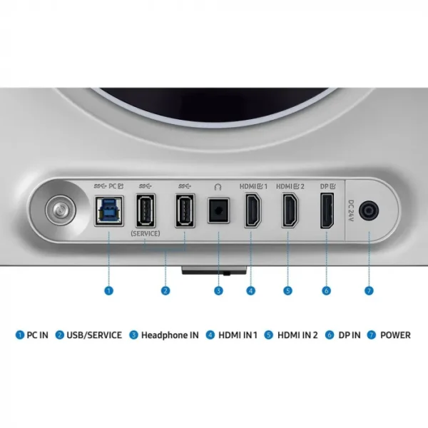 مانیتور سامسونگ گیمینگ مدل Samsung Odyssey G6 G60SD 27 اینچ
