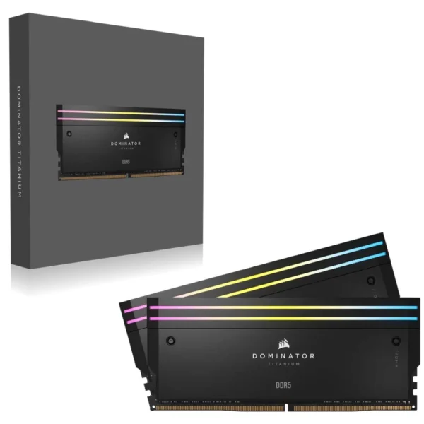 رم کورسیر مدل DOMINATOR TITANIUM RGB 32GB (16GB x 2)