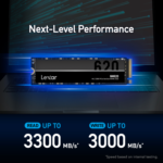 حافظه SSD اینترنال Lexar مدل NM620 Nvme