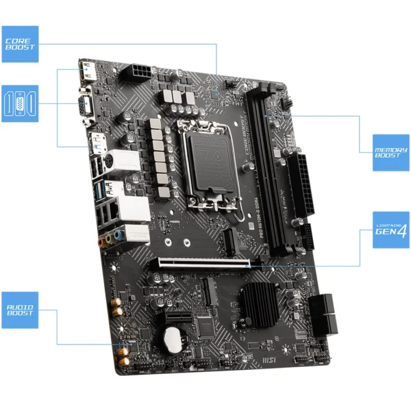 مادربرد MSI مدل Pro H610M-G DDR4