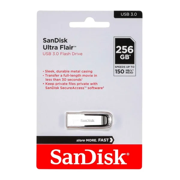 فلش مموری Sandisk مدل Ultra Flair 256 GB