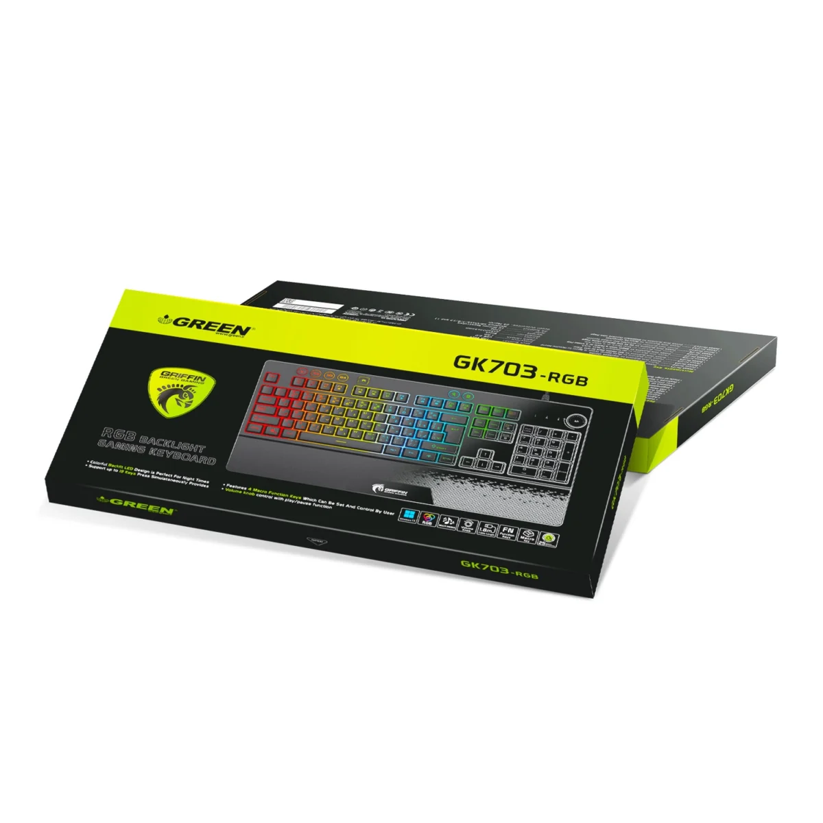 کیبورد گیمینگ گرین مدل GK701-RGB