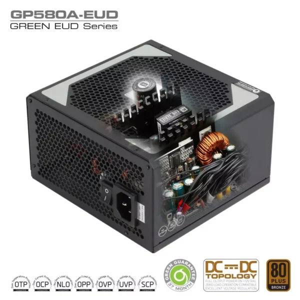 منبع تغذیه گرین مدل GP580A-EUD