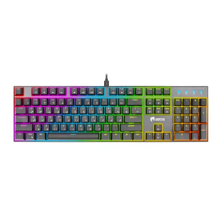 کیبورد گیمینگ گرین مدل GK-802 RGB