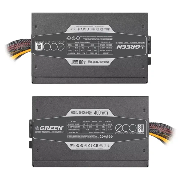 منبع تغذیه گرین مدل GP400A-ECO