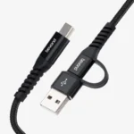 کابل شارژر بیاند دو سر Typa-C به همراه تبدیل USB به Typa-C مدل BCUC-551