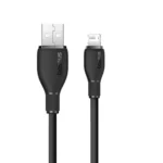 کابل شارژ لایتنینگ باسئوس مدل Pudding Type-C Cluster Black مشکی خوشه ای با طراحی شفاف