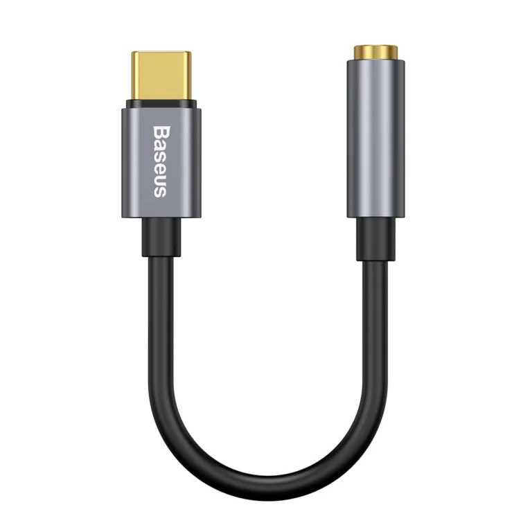 مبدل USB-C به جک 3.5 میلیمتری AUX باسئوس مدل CATL54-01