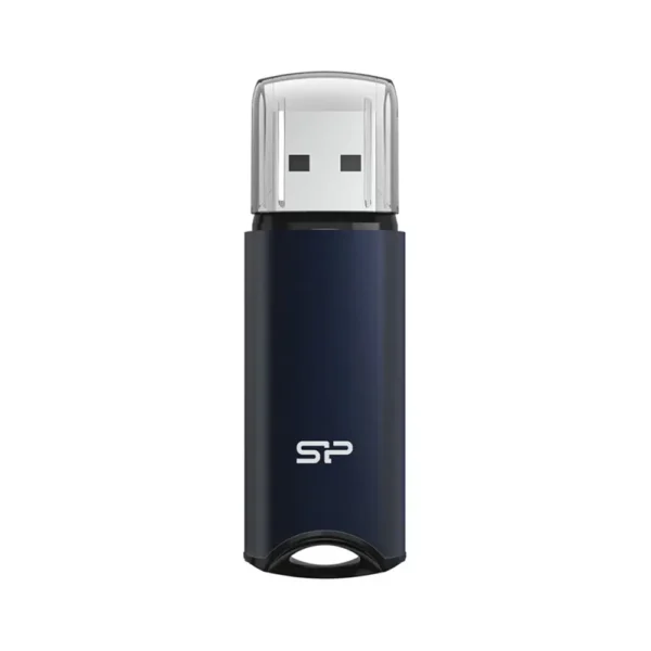فلش مموری سیلیکون پاور مدل Marvel M02 USB 3.2 Gen 1 با بدنه آبی نفتی