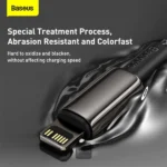 کابل شارژ باسئوس Tungsten Gold 20W 2m