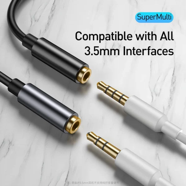 مبدل USB-C به جک 3.5 میلیمتری AUX باسئوس