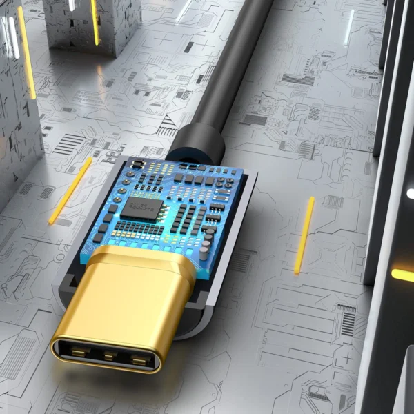 مبدل USB-C به جک 3.5 میلیمتری AUX باسئوس