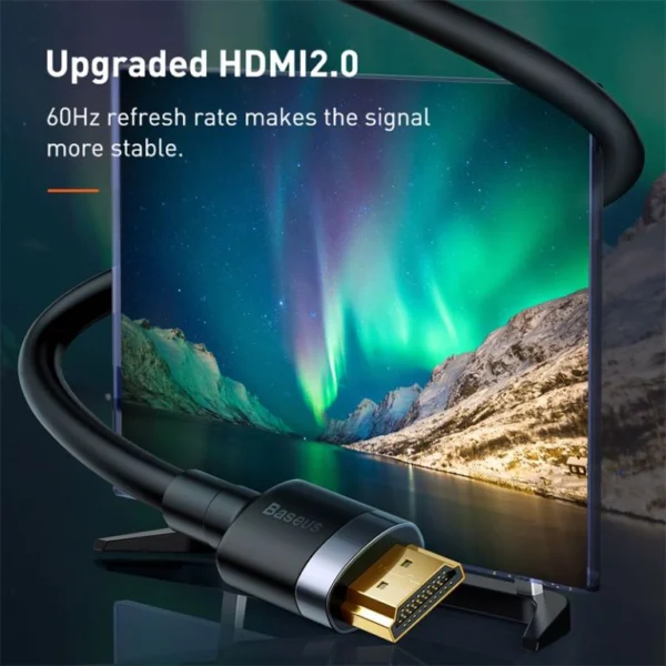 کابل HDMI 4K 3 متر باسئوس مدل Cafule