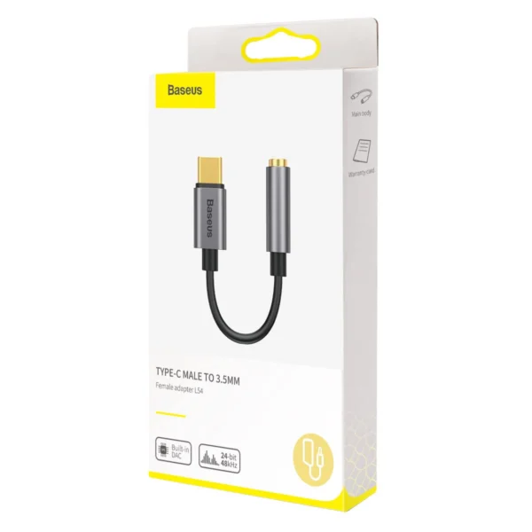 مبدل USB-C به جک 3.5 میلیمتری AUX باسئوس