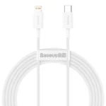 کابل تبدیل USB-C به لایتنینگ باسئوس مدل Superior Series 20W طول 1.5 متر