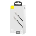 کابل تبدیل USB-C به لایتنینگ باسئوس مدل Metal Data 20W طول 1 متر