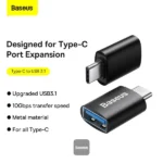 مبدل OTG باسئوس مدل Ingenuity USB-C to USB-3.1
