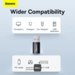 مبدل OTG باسئوس مدل Ingenuity USB 3.1 to USB-C