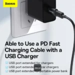 مبدل OTG باسئوس مدل Ingenuity USB 3.1 to USB-C