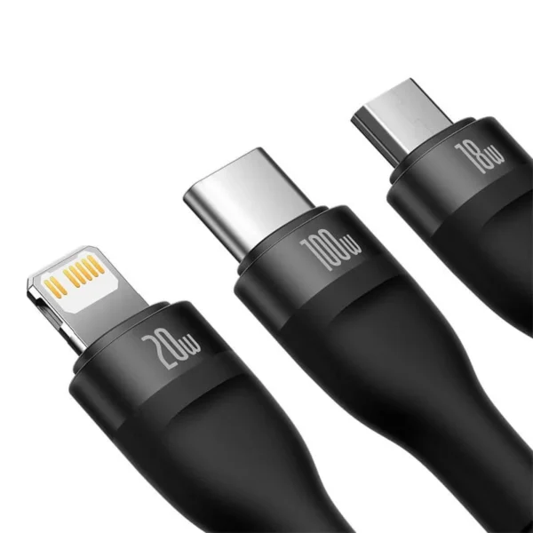 کابل شارژ باسئوس مدل MLC One For Three
