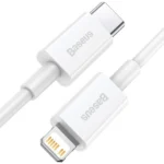 کابل تبدیل USB-C به لایتنینگ باسئوس مدل Superior Series 20W طول 1.5 متر