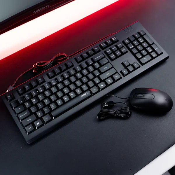 کیبورد و ماوس سیمس رپو مدل X130Pro
