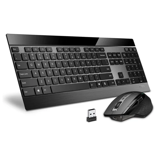 کیبورد و ماوس بی سیم رپو مدل 9900M Multimode