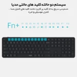 کیبورد بی سیم رپو مدل E9550L