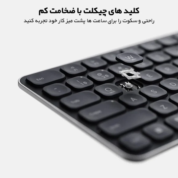 کیبورد بی سیم رپو مدل E9550L