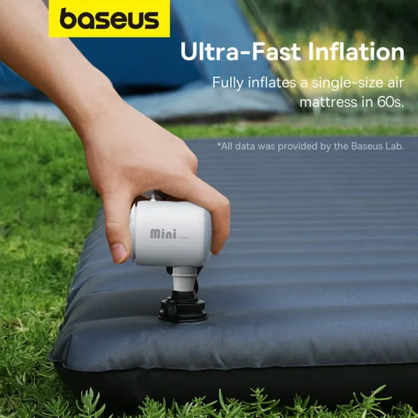 پمپ باد باسئوس مدل PocketGo Portable Air Pump