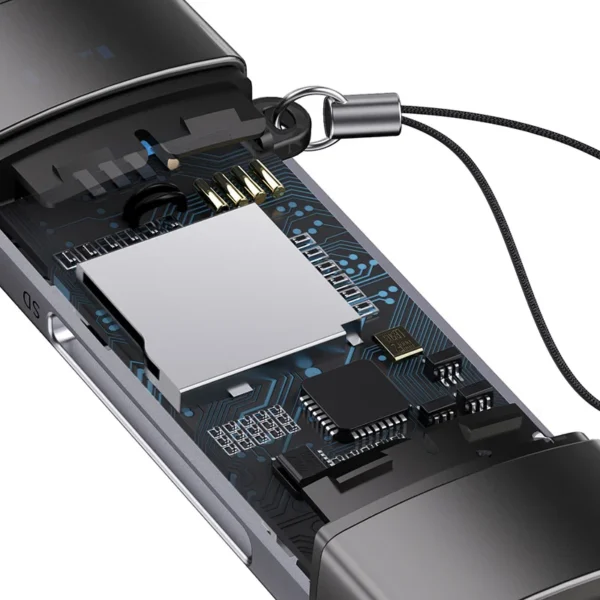 رم ریدر باسئوس مدل AirJoy USB-A+C to SD/TF