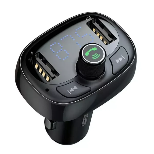 شارژر فندکی خودرو باسئوس مدل T Shaped S-09 Car Bluetooth MP3