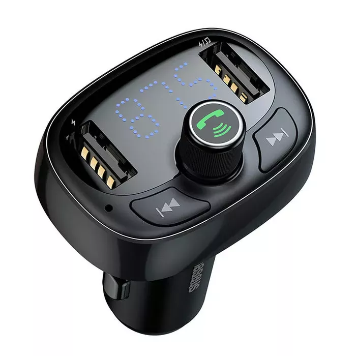 شارژر فندکی خودرو باسئوس مدل T Shaped S-09 Car Bluetooth MP3