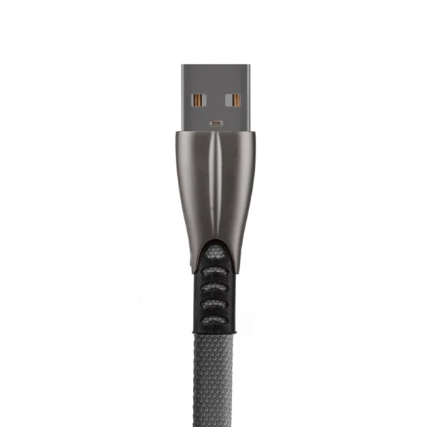 نمای نزدیک سوکت USB Type-A کابل کینگ استار K130i دودی