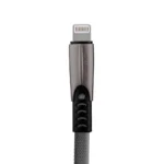 نمای نزدیک سوکت Lightning کابل کینگ استار K130i دودی