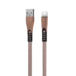 کابل لایتنینگ کینگ استار K130i رزگلد با دو سر و بخشی از کابل