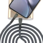 کابل لایتنینگ کینگ استار K130i دودی متصل به پاوربانک و آیفون