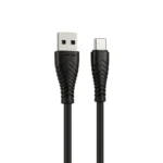 نمای دو سر کابل کینگ استار K34C با کانکتور USB و Type-C فلزی