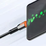 کابل میکرو USB کینگ استار K42A متصل به گوشی اندروید با شارژ 2.4 آمپر