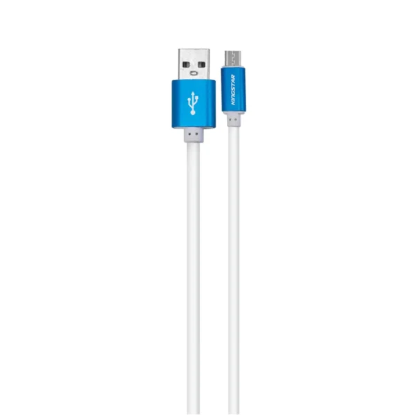 کابل میکرو USB کینگ استار K66A آبی با قابلیت شارژ و انتقال داده