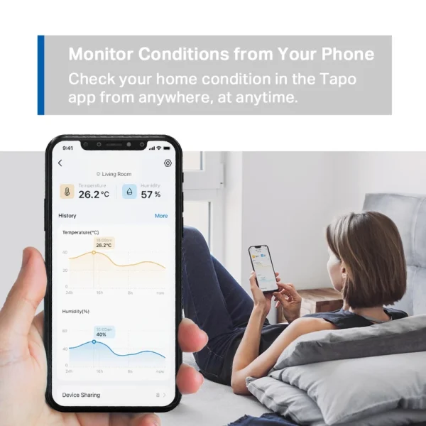 دماسنج هوشمند TP-Link مدل Tapo T315
