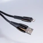 کابل آیفون کینگ استار K360i با روکش کنفی در حالت افقی