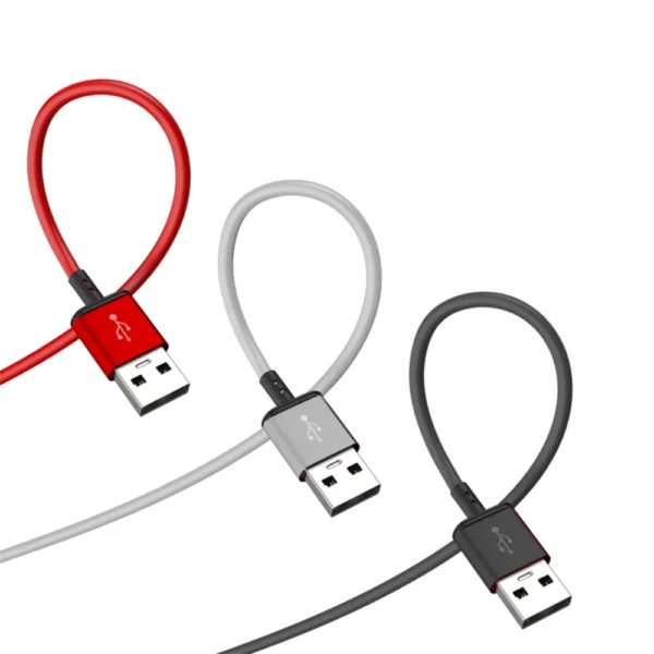 سه کابل لایتنینگ کینگ استار K72i در رنگ‌های قرمز، سفید و مشکی