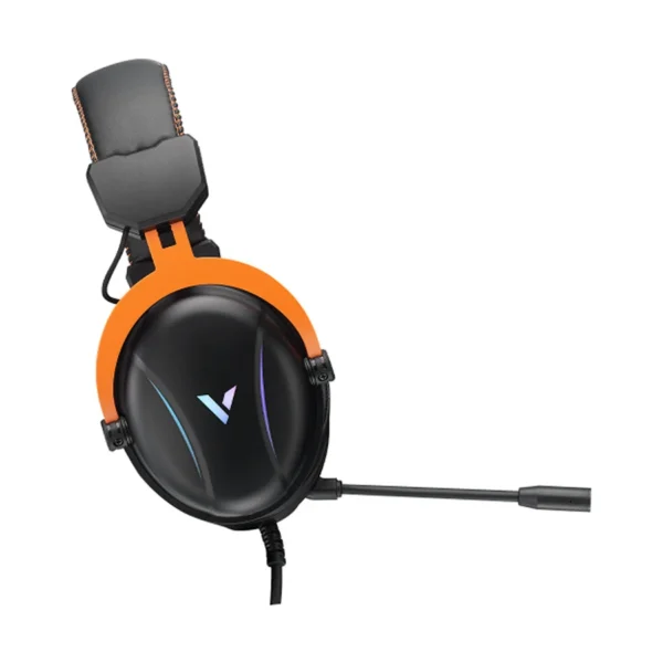 نمای کناری هدست Rapoo VH350S با گوشی over-ear و تیرک فلزی قابل تنظیم