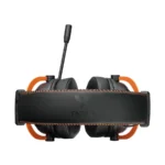 نمای بالا هدست گیمینگ Rapoo VH350S با تیرک فلزی و گوشی‌های over-ear