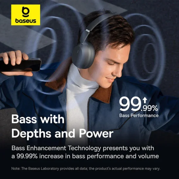 هدست وایرلس باسئوس مدل Bass 35 Max