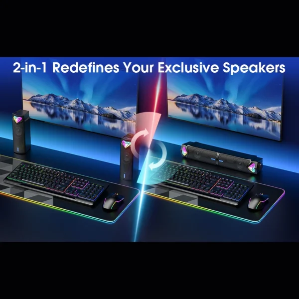 اسپیکر بلوتوثی گیمینگ اونیکوما مدل L1 RGB
